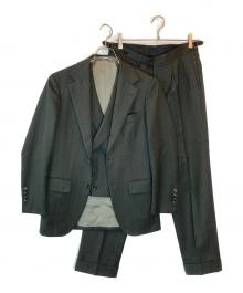 Brilla per il gusto（ブリッラ ペル イルグースト）の古着「シャドーヘリンボーン3ピーススーツ」｜グレー