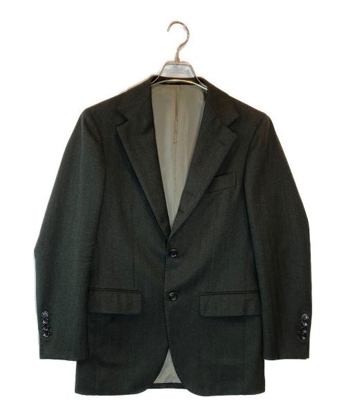 Brilla per il gusto（ブリッラ ペル イルグースト）Brilla per il gusto (ブリッラ ペル イルグースト) シャドーヘリンボーン3ピーススーツ グレー サイズ:SIZE 44の古着・服飾アイテム