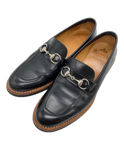 berwick（バーウィック）berwick (バーウィック) コインローヒールローファー ブラック サイズ:5の古着・服飾アイテム