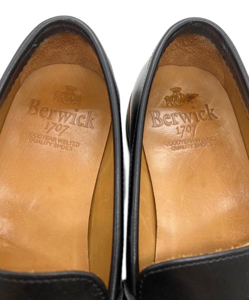 berwick（バーウィック）berwick (バーウィック) コインローヒールローファー ブラック サイズ:5の古着・服飾アイテム