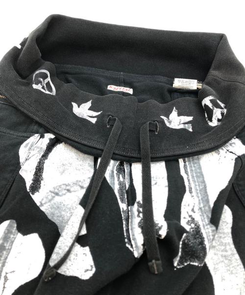 KAPITAL（キャピタル）KAPITAL (キャピタル) Bone Print Sweatpants ブラック サイズ:SIZE 1の古着・服飾アイテム