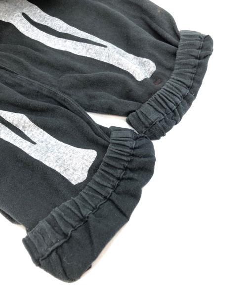 KAPITAL（キャピタル）KAPITAL (キャピタル) Bone Print Sweatpants ブラック サイズ:SIZE 1の古着・服飾アイテム