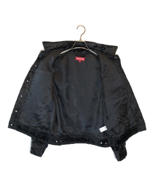SUPREME（シュプリーム）Supreme (シュプリーム) Fuzzy Pile Trucker Jacket ブラック サイズ:SIZE Sの古着・服飾アイテム