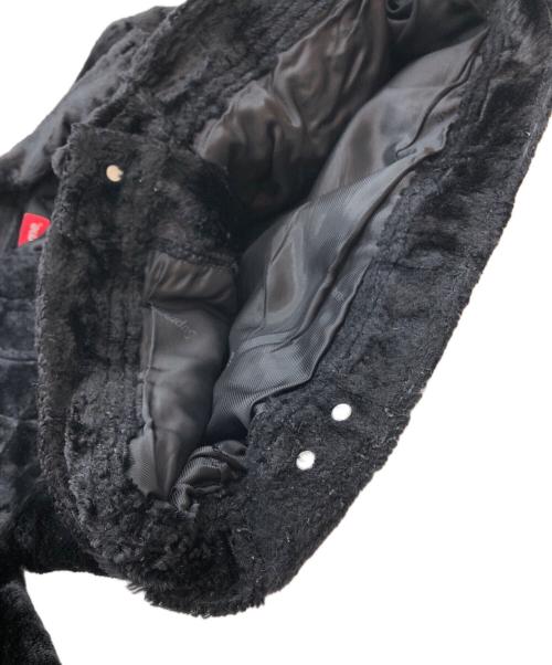 SUPREME（シュプリーム）Supreme (シュプリーム) Fuzzy Pile Trucker Jacket ブラック サイズ:SIZE Sの古着・服飾アイテム