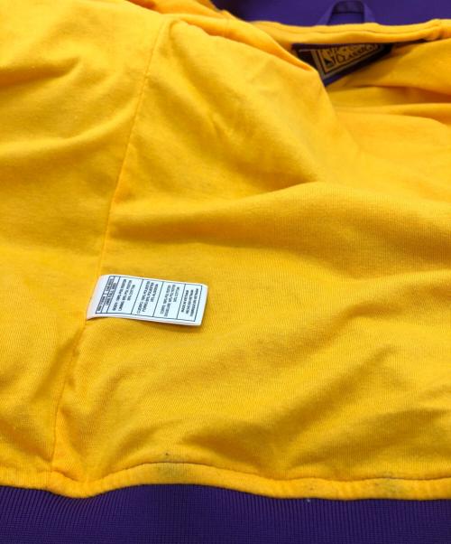 MITCHELL & NESS（ミッチェルアンドネス）MITCHELL & NESS (ミッチェルアンドネス) HOF N&N Satin Jacket Los Angeles Lakers Pau Gasol Roxa パープル サイズ:SIZE Lの古着・服飾アイテム