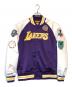 MITCHELL & NESS（ミッチェルアンドネス）の古着「HOF N&N Satin Jacket Los Angeles Lakers Pau Gasol Roxa」｜パープル