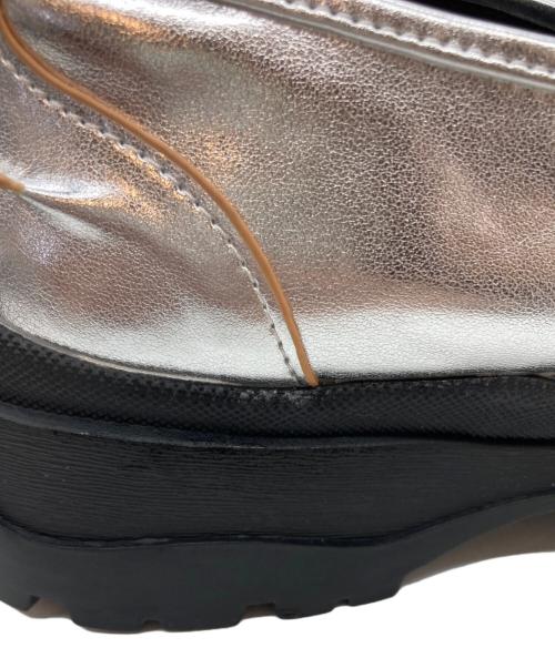 MARECHAL TERRE（マルシャルテル）MARECHAL TERRE (マルシャルテル) ラインローファー グレー サイズ:23.5の古着・服飾アイテム