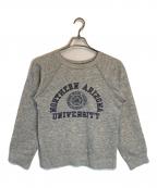 Championチャンピオン）の古着「3段プリントスウェット」｜グレー