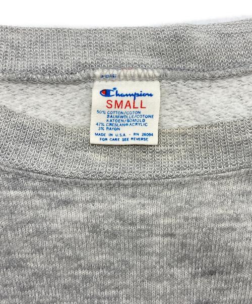 Champion（チャンピオン）Champion (チャンピオン) 3段プリントスウェット グレー サイズ:Sの古着・服飾アイテム
