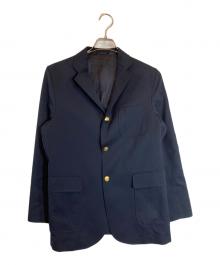 BEAMS PLUS（ビームスプラス）の古着「ウール コーデュラナイロン 3ボタン ブレザー」｜ネイビー