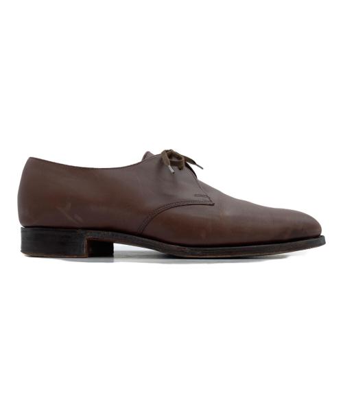 POULSEN SKONE & Co（ポールセン スコーン）POULSEN SKONE & Co (ポールセン スコーン) プレーントゥシューズ ブラウン サイズ:7 1/2Eの古着・服飾アイテム