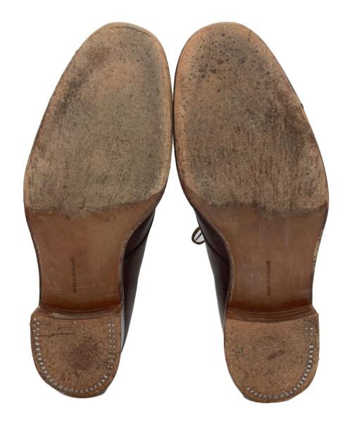POULSEN SKONE & Co（ポールセン スコーン）POULSEN SKONE & Co (ポールセン スコーン) プレーントゥシューズ ブラウン サイズ:7 1/2Eの古着・服飾アイテム