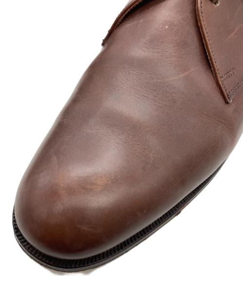 POULSEN SKONE & Co（ポールセン スコーン）POULSEN SKONE & Co (ポールセン スコーン) プレーントゥシューズ ブラウン サイズ:7 1/2Eの古着・服飾アイテム