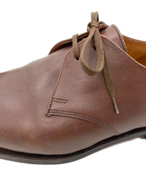 POULSEN SKONE & Co（ポールセン スコーン）POULSEN SKONE & Co (ポールセン スコーン) プレーントゥシューズ ブラウン サイズ:7 1/2Eの古着・服飾アイテム