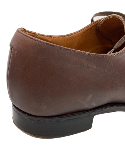 POULSEN SKONE & Co（ポールセン スコーン）POULSEN SKONE & Co (ポールセン スコーン) プレーントゥシューズ ブラウン サイズ:7 1/2Eの古着・服飾アイテム
