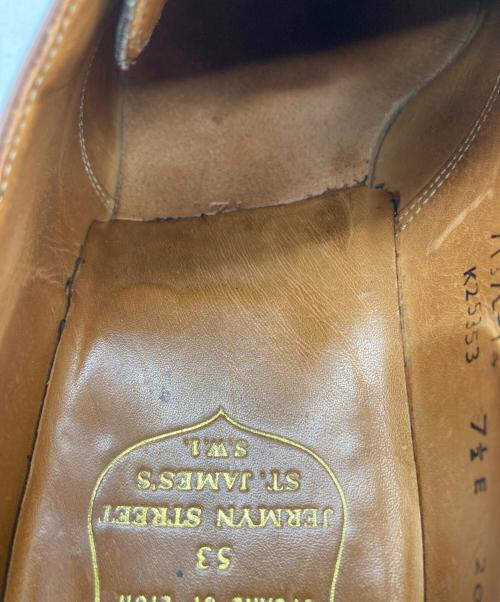 POULSEN SKONE & Co（ポールセン スコーン）POULSEN SKONE & Co (ポールセン スコーン) プレーントゥシューズ ブラウン サイズ:7 1/2Eの古着・服飾アイテム