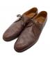 POULSEN SKONE & Co（ポールセン スコーン）の古着「プレーントゥシューズ」｜ブラウン