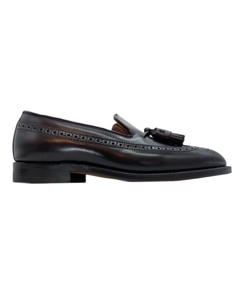 Alden（オールデン）ALDEN (オールデン) Long Wing Tassel Moccasin ブラック サイズ:7 1/2 Dの古着・服飾アイテム