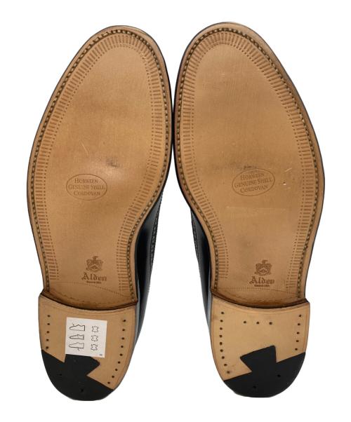 Alden（オールデン）ALDEN (オールデン) Long Wing Tassel Moccasin ブラック サイズ:7 1/2 Dの古着・服飾アイテム