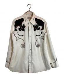 H BAR C（エイチバーシー）の古着「刺繍入りウエスタンシャツ」｜グレー