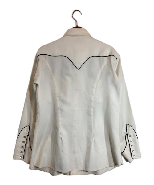 H BAR C（エイチバーシー）H BAR C (エイチバーシー) 刺繍入りウエスタンシャツ グレー サイズ:無しの古着・服飾アイテム