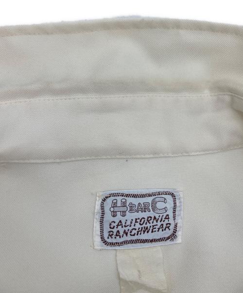 H BAR C（エイチバーシー）H BAR C (エイチバーシー) 刺繍入りウエスタンシャツ グレー サイズ:無しの古着・服飾アイテム