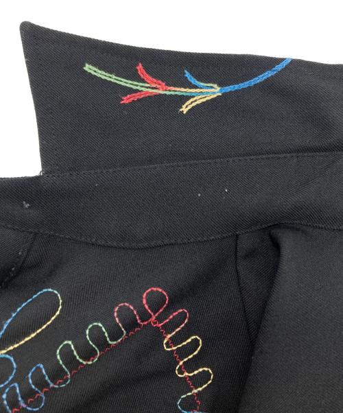 H BAR C（エイチバーシー）H BAR C (エイチバーシー) 刺繍入りウエスタンシャツ ブラック サイズ:無しの古着・服飾アイテム