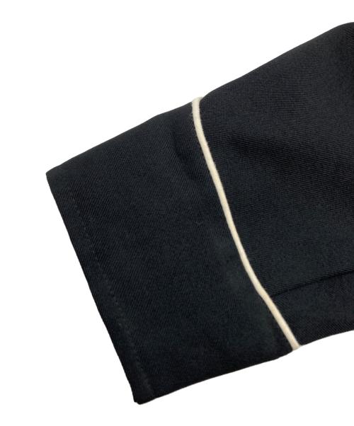 H BAR C（エイチバーシー）H BAR C (エイチバーシー) 刺繍入りウエスタンシャツ ブラック サイズ:15 1/2の古着・服飾アイテム