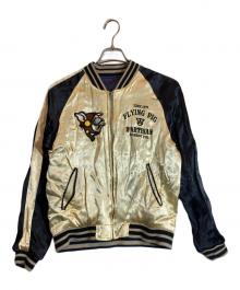 STUDIO D'ARTISAN（ステュディオダルチザン）の古着「FLYING PIGスカジャン」｜ブラック