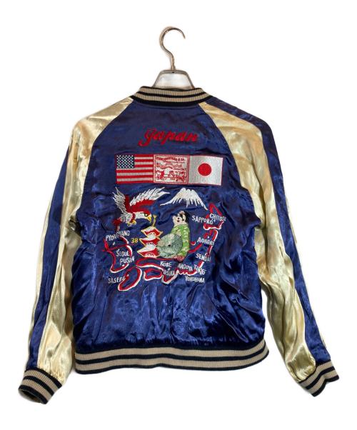 STUDIO D'ARTISAN（ステュディオダルチザン）STUDIO D'ARTISAN (ステュディオダルチザン) FLYING PIGスカジャン ブラック サイズ:Mの古着・服飾アイテム