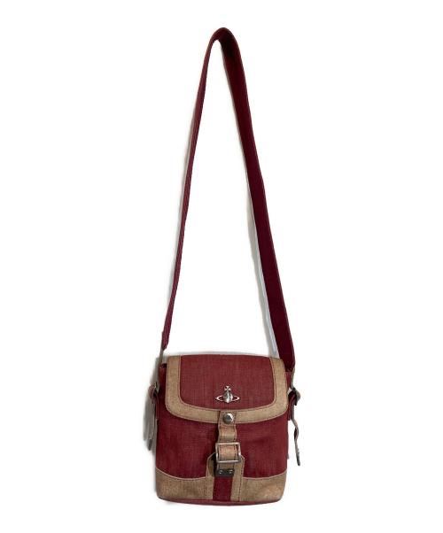 Vivienne Westwood（ヴィヴィアンウエストウッド）Vivienne Westwood (ヴィヴィアンウエストウッド) ショルダーバッグ レッドの古着・服飾アイテム
