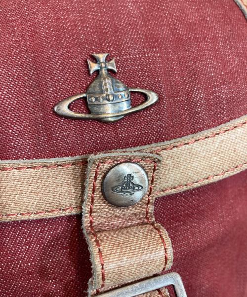 Vivienne Westwood（ヴィヴィアンウエストウッド）Vivienne Westwood (ヴィヴィアンウエストウッド) ショルダーバッグ レッドの古着・服飾アイテム