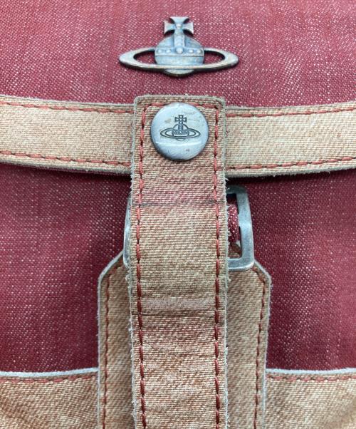 Vivienne Westwood（ヴィヴィアンウエストウッド）Vivienne Westwood (ヴィヴィアンウエストウッド) ショルダーバッグ レッドの古着・服飾アイテム