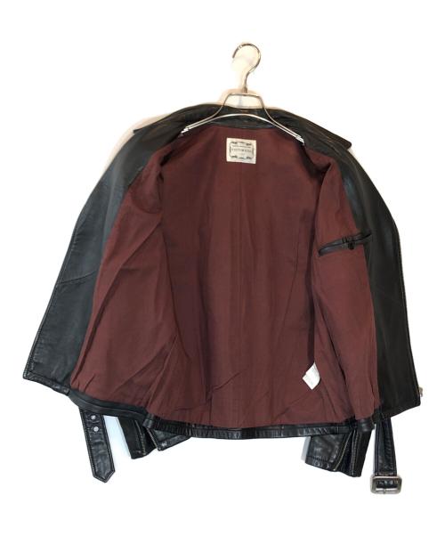 VICTIM（ヴィクティム）VICTIM (ヴィクティム) ダブルライダースジャケット ブラック サイズ:SIZE Lの古着・服飾アイテム