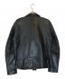 VICTIM (ヴィクティム) ダブルライダースジャケット ブラック サイズ:SIZE L：18000円