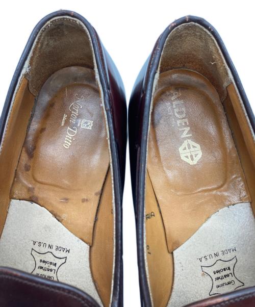 Alden（オールデン）ALDEN (オールデン) 3670 コードバン タッセルローファー ブラウン サイズ:10の古着・服飾アイテム