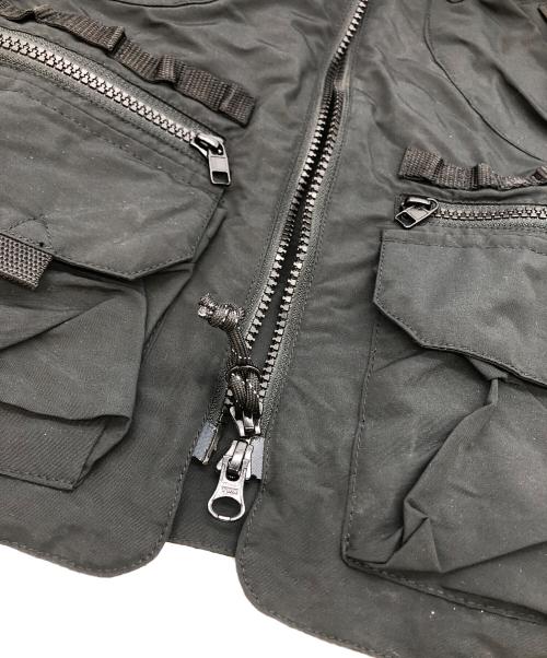 grn（ジーアールエヌ）grn (ジーアールエヌ) ROOT OUTDOOR TEBURA VEST ブラック サイズ:SIZE Lの古着・服飾アイテム