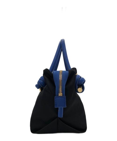 VIOLAd'ORO（ヴィオラドーロ）VIOLAd'ORO (ヴィオラドーロ) ノットハンドナイロントートXS ブラックの古着・服飾アイテム