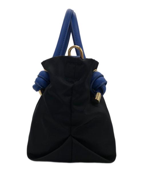 VIOLAd'ORO（ヴィオラドーロ）VIOLAd'ORO (ヴィオラドーロ) ノットハンドナイロントートXS ブラックの古着・服飾アイテム