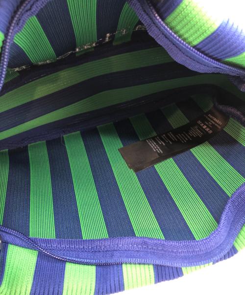 marimekko（マリメッコ）marimekko (マリメッコ) Knitted Bag Large Merirosvo ブルーの古着・服飾アイテム