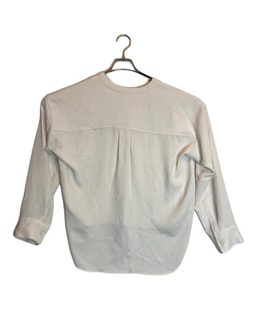 Noble（ノーブル）Noble (ノーブル) ワークディテールドレープシャツ アイボリー サイズ:記載無しの古着・服飾アイテム