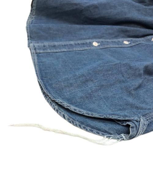 Denham（デンハム）Denham (デンハム) WIND AND SEA (ウィンダンシー) DENHAMxWDS DENIM SHIRTS ブルー サイズ:MEDIUMの古着・服飾アイテム
