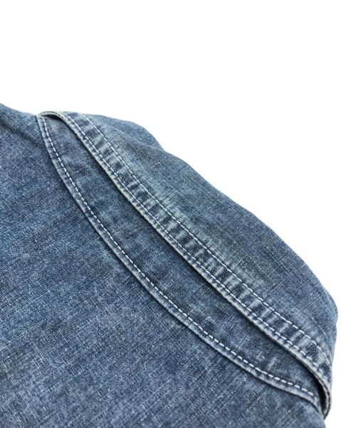Denham（デンハム）Denham (デンハム) WIND AND SEA (ウィンダンシー) DENHAMxWDS DENIM SHIRTS ブルー サイズ:MEDIUMの古着・服飾アイテム