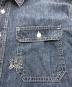 中古・古着 Denham (デンハム) WIND AND SEA (ウィンダンシー) DENHAMxWDS DENIM SHIRTS ブルー サイズ:MEDIUM：15000円