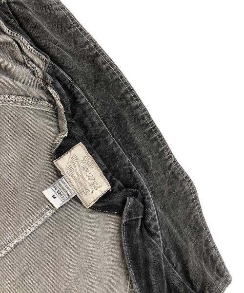 Learsi（レイア）Learsi (レイア) デニムバルマカーンコート ブラック サイズ:Mの古着・服飾アイテム