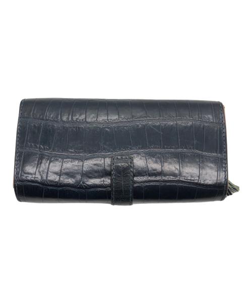 Felisi（フェリージ）Felisi (フェリージ) 型押しレザーウォレット ブラックの古着・服飾アイテム