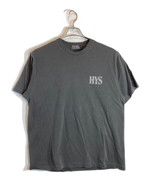 Hysteric Glamour（ヒステリックグラマー）Hysteric Glamour (ヒステリックグラマー) WHISKY WOMAN Tシャツ グレー サイズ:XLの古着・服飾アイテム