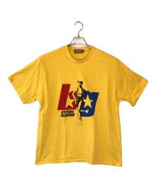 Hysteric Glamour（ヒステリックグラマー）の古着「WICKED WAY Tシャツ」｜イエロー