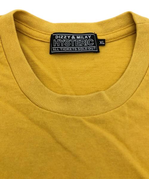 Hysteric Glamour（ヒステリックグラマー）Hysteric Glamour (ヒステリックグラマー) WICKED WAY Tシャツ イエロー サイズ:XLの古着・服飾アイテム