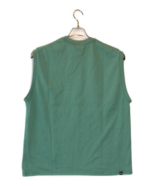 Hysteric Glamour（ヒステリックグラマー）Hysteric Glamour (ヒステリックグラマー) COOL NIGHTSノースリーブTシャツ グリーン サイズ:XL 未使用品の古着・服飾アイテム